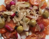 Foto del paso 4 de la receta: Ensalada base de tomate (4 variantes)