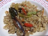 Nasi goreng tiwul klothok