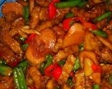 Foto langkah ke 5 dari resep Oseng tempe kacang panjang pedas manis 💕.
