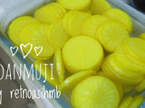 Danmuji / Korean Yellow Pickled Radish #Festivalresepasia #Korea