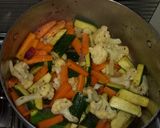 A picture of step 3 of Sauteed crunchy vegetables #Author marathon.