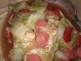 Tumis sawi putih spesial