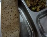 A picture of step 4 of Multigrain Veg roll.