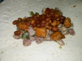 Burritos de Pollo y Chorizos