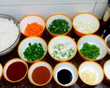 A picture of step 1 of Restaurant Style veg schezwan rice.