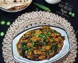A picture of step 10 of Dahi Bhindi Masala.
