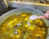 A picture of step 3 of Tahiri U.P Stlye of making pulao).