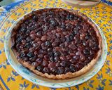 Une image de l'étape 11 de Tarte aux cerises, miel et pistaches.