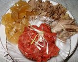 Hình bước làm 1 của món Phở Bò