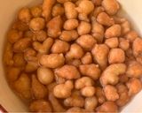A picture of step 1 of Dahi phulkiyan.