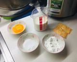Hình bước làm 1 của món Bake it with me, bake it easy #1 :Bánh sữa nướng🥛🧀 Món ăn vặt dễ làm😋