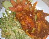 Foto langkah ke 4 dari resep Sayap ayam asam manis dengan buncis krispy.