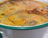 A picture of step 6 of Frijoles Charros.