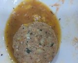 A picture of step 2 of Potato stuffing chicken cheese patties.