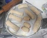 Foto del paso 11 de la receta: PAN SIN HUEVO Y SIN LECHE (opcional salchicha, jamón y queso)