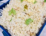 A picture of step 4 of Bagharey Rice ~ serve with butter.