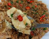 Hình bước làm 5 của món Đậu hấp trứng, thịt băm