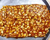 A picture of step 5 of Peanut chikki.