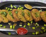 A picture of step 13 of Holi special crispy hara bhara kabab.