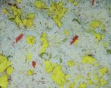 A picture of step 6 of Egg fried rice 🍚🍚.