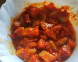 A picture of step 4 of Instant guava pickle.