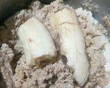 A picture of step 1 of Wheat flour Banana Chilla.