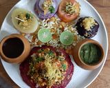 A picture of step 3 of Healthy bhel.