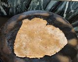 A picture of step 8 of BARLEY FLOUR PARATHA..