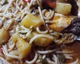 Foto del paso 3 de la receta: Fideos con tuco y pollo