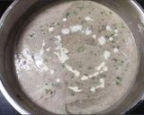 A picture of step 5 of Cream of Mushroom (soup with fresh cream & spring onion).