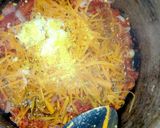 A picture of step 4 of Boiled yam with carrot egg sauce.