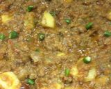 A picture of step 9 of Alu baigan.