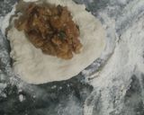 A picture of step 6 of Afghani fateer.