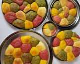 A picture of step 18 of Holi Special Natural Coloured Mini Buns.