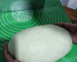 Foto langkah ke 7 dari resep Roti Tawar Pandan Pisang (sourdough).