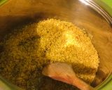 Zabpehelybundás csirkemell, zöldséges bulgurral 🥕🥦 recept fázis 4 fotója