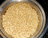 A picture of step 1 of Dal Lauki.