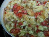Tumis Sawi Putih dan Telur
