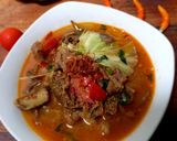 Foto langkah ke 6 dari resep Tongseng Kambing (daging dan jeroan).
