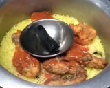 A picture of step 8 of Chicken mandi rice.