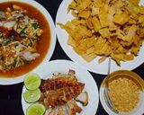รูปขั้นตอนการทำที่ 9 ของ เกี๊ยวกรอบผัดไทยหมูกรอบ