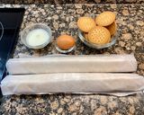 A picture of step 1 of Apple and Ricotta Cream Tart.