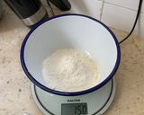 A picture of step 6 of Frieda’s Rhubarb Cake.