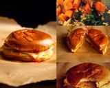 A picture of step 3 of Chickpeas and butternut squash burgers.
