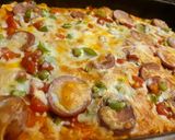 عکس مرحله 1 از دستور پیتزا پپرونی با خمیر ده دقیقه ای😋