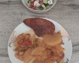 2005. Egyszerű tepsis hús és köret 😋 recept fázis 5 fotója