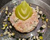 Une image de l'étape 6 de Tartare de saumon au chèvre frais et Granny Smith.