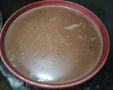 A picture of step 4 of Creamy chocolate custard.