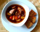 Foto langkah ke 4 dari resep Ayam Timun Kuah Kecap.