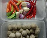 Foto langkah ke 1 dari resep Bakso mercon.